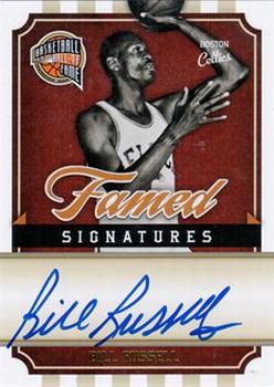 2010 Panini Hall of Fame - Famed Signatures #BR Bill Russell Front