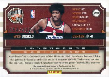 wes unseld height