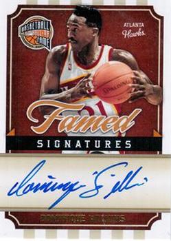 2010 Panini Hall of Fame - Famed Signatures #DW Dominique Wilkins Front