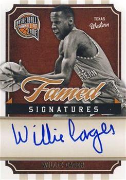 2010 Panini Hall of Fame - Famed Signatures #WC Willie Cager Front