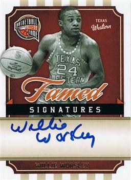 2010 Panini Hall of Fame - Famed Signatures #WW Willie Worsley Front