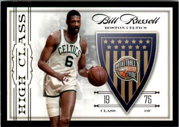 2010 Panini Hall of Fame - High Class Black Border #2 Bill Russell Front