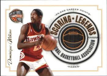 2010 Panini Hall of Fame - Scoring Legends #6 Dominique Wilkins Front