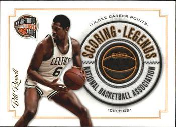 2010 Panini Hall of Fame - Scoring Legends #16 Bill Russell Front