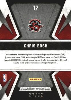 2009-10 Panini Limited - Banner Season #17 Chris Bosh Back