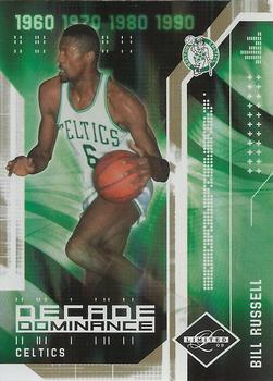 2009-10 Panini Limited - Decade Dominance Gold Spotlight #4 Bill Russell Front