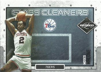 2009-10 Panini Limited - Glass Cleaners #20 Moses Malone Front