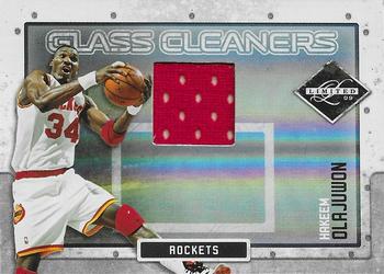 2009-10 Panini Limited - Glass Cleaners Materials #11 Hakeem Olajuwon Front