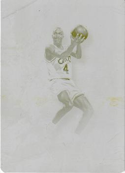 2016-17 Panini National Treasures - 2015-16 Luxe - Luxe Autographs Printing Plates Yellow #LX-RHP Ron Harper Front