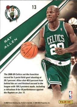 2009-10 Panini Playoff Contenders - Award Contenders #13 Ray Allen Back