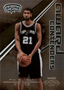 2009-10 Panini Playoff Contenders - Award Contenders #14 Tim Duncan Front