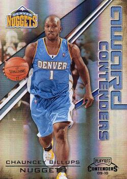 2009-10 Panini Playoff Contenders - Award Contenders Black #20 Chauncey Billups Front