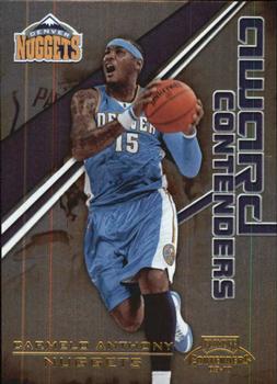 2009-10 Panini Playoff Contenders - Award Contenders Gold #5 Carmelo Anthony Front