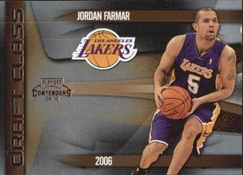 2009-10 Panini Playoff Contenders - Draft Class #4 Jordan Farmar Front
