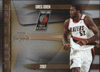 2009-10 Panini Playoff Contenders - Draft Class #6 Greg Oden Front