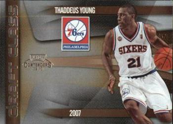 2009-10 Panini Playoff Contenders - Draft Class #13 Thaddeus Young Front