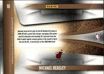 2009-10 Panini Playoff Contenders - Draft Class #18 Michael Beasley Back