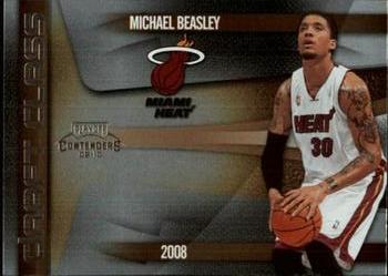 2009-10 Panini Playoff Contenders - Draft Class #18 Michael Beasley Front