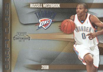 2009-10 Panini Playoff Contenders - Draft Class #19 Russell Westbrook Front
