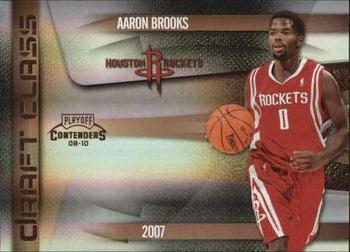 2009-10 Panini Playoff Contenders - Draft Class Black #15 Aaron Brooks Front