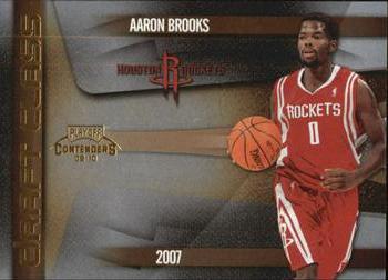2009-10 Panini Playoff Contenders - Draft Class Gold #15 Aaron Brooks Front
