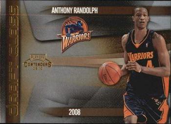 2009-10 Panini Playoff Contenders - Draft Class Gold #24 Anthony Randolph Front