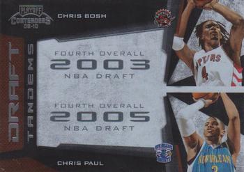 2009-10 Panini Playoff Contenders - Draft Tandems #3 Chris Bosh / Chris Paul Front