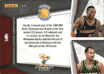 2009-10 Panini Playoff Contenders - Draft Tandems #11 Mitch Richmond / Sidney Moncrief Back