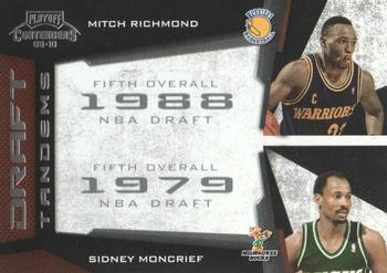 2009-10 Panini Playoff Contenders - Draft Tandems #11 Mitch Richmond / Sidney Moncrief Front