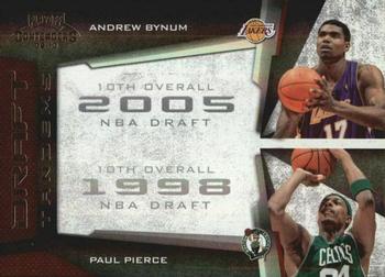 2009-10 Panini Playoff Contenders - Draft Tandems Black #13 Andrew Bynum / Paul Pierce Front