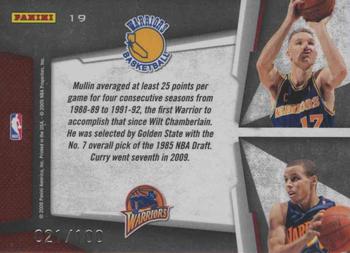 2009-10 Panini Playoff Contenders - Draft Tandems Gold #19 Chris Mullin / Stephen Curry Back