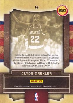 2009-10 Panini Playoff Contenders - Legendary Contenders #9 Clyde Drexler Back
