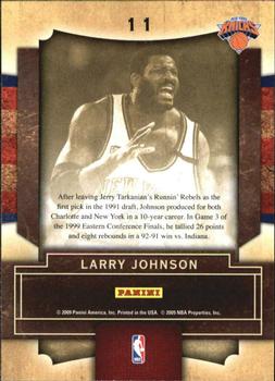 2009-10 Panini Playoff Contenders - Legendary Contenders #11 Larry Johnson Back