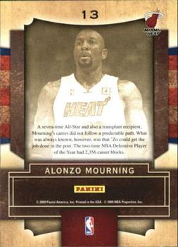 2009-10 Panini Playoff Contenders - Legendary Contenders #13 Alonzo Mourning Back