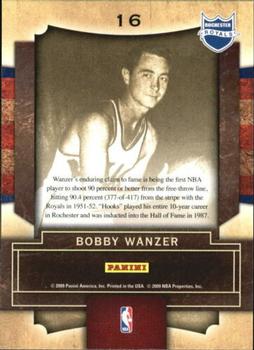 2009-10 Panini Playoff Contenders - Legendary Contenders #16 Bobby Wanzer Back
