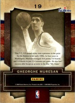 2009-10 Panini Playoff Contenders - Legendary Contenders #19 Gheorghe Muresan Back