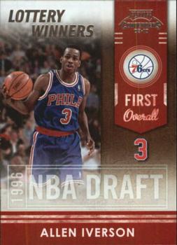 2009-10 Panini Playoff Contenders - Lottery Winners #2 Allen Iverson Front
