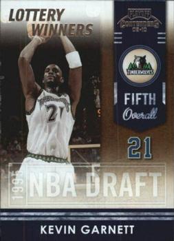 2009-10 Panini Playoff Contenders - Lottery Winners #6 Kevin Garnett Front