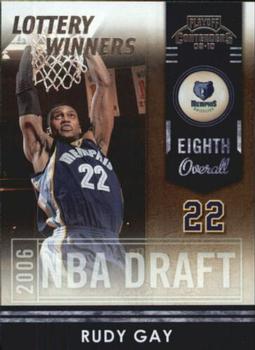2009-10 Panini Playoff Contenders - Lottery Winners #12 Rudy Gay Front