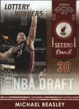 2009-10 Panini Playoff Contenders - Lottery Winners #28 Michael Beasley Front
