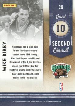 2009-10 Panini Playoff Contenders - Lottery Winners #29 Mike Bibby Back