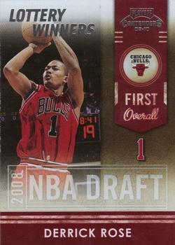 2009-10 Panini Playoff Contenders - Lottery Winners #5 Derrick Rose Front