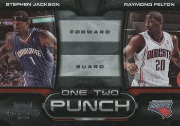 2009-10 Panini Playoff Contenders - One-Two Punch #6 Raja Bell / Raymond Felton Front