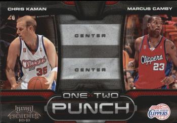 2009-10 Panini Playoff Contenders - One-Two Punch #10 Chris Kaman / Marcus Camby Front