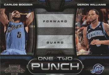2009-10 Panini Playoff Contenders - One-Two Punch #16 Carlos Boozer / Deron Williams Front