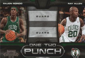 2009-10 Panini Playoff Contenders - One-Two Punch #18 Rajon Rondo / Ray Allen Front