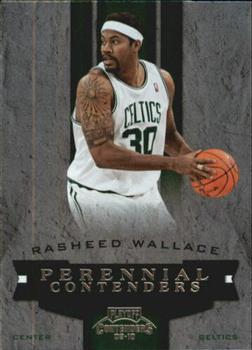 2009-10 Panini Playoff Contenders - Perennial Contenders #1 Rasheed Wallace Front