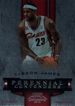 2009-10 Panini Playoff Contenders - Perennial Contenders #19 LeBron James Front