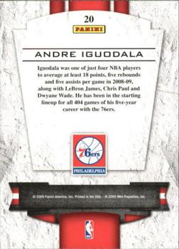 2009-10 Panini Playoff Contenders - Perennial Contenders #20 Andre Iguodala Back