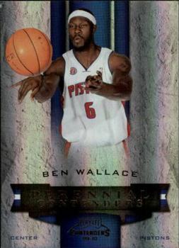 2009-10 Panini Playoff Contenders - Perennial Contenders Black #18 Ben Wallace Front